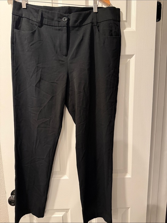 ADORA Pants - ADORA Black Straight-Leg Dress Trousers